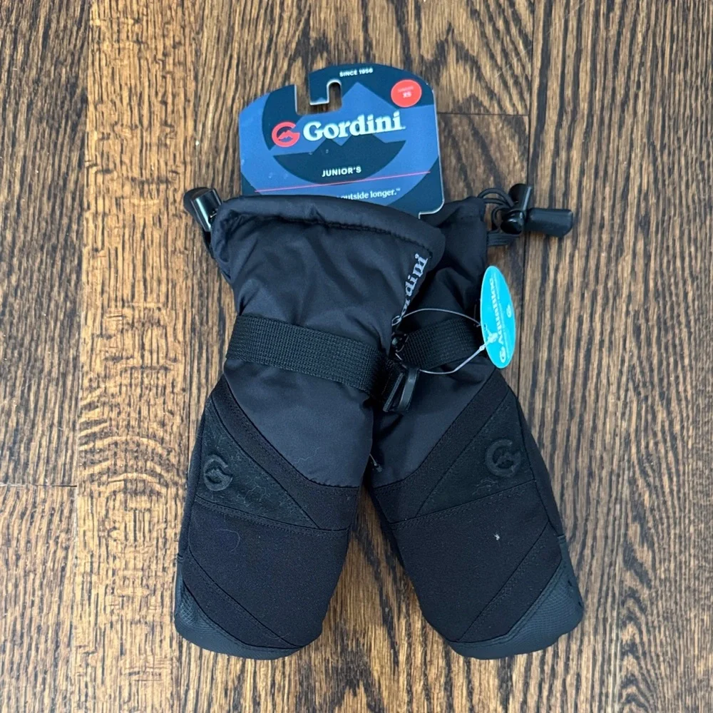 Gordini Black Junior Gloves